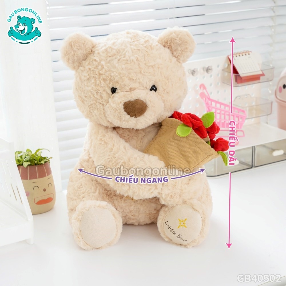 Gấu Boo Đội Mũ Hoa