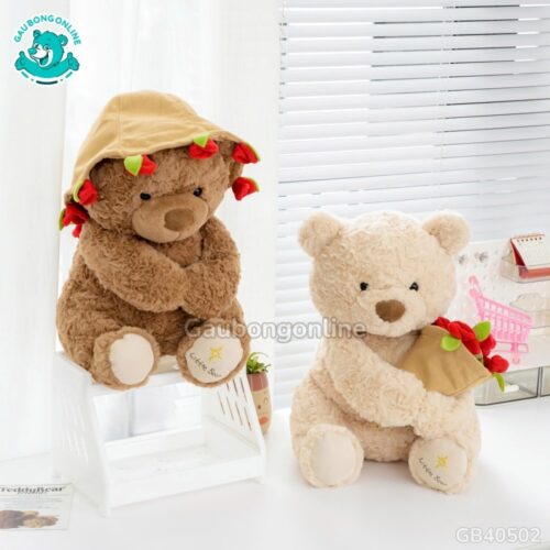 Gấu Boo Đội Mũ Hoa