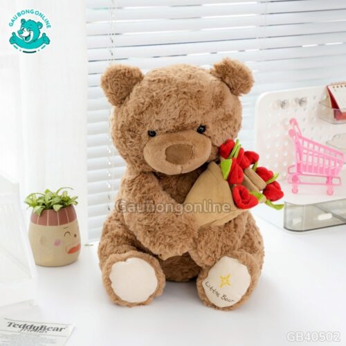 Gấu Boo Đội Mũ Hoa
