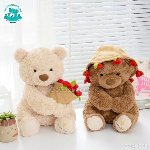 Gấu Boo Đội Mũ Hoa