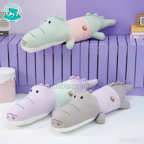 Gối Ôm Lạnh Cá Sấu Mặc Áo