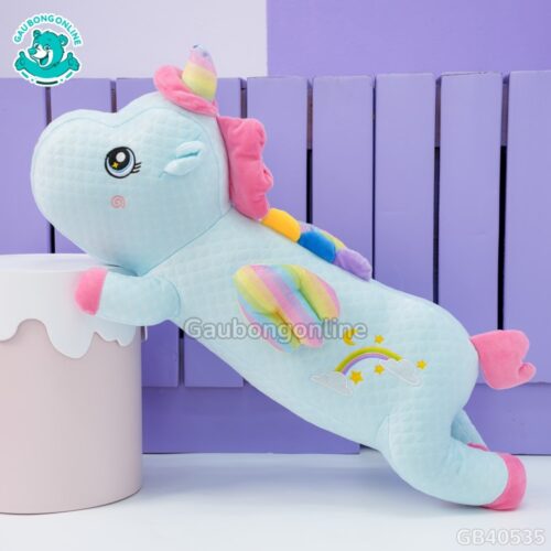 Gối Ôm Lạnh Unicorn Nằm Cánh Galaxy