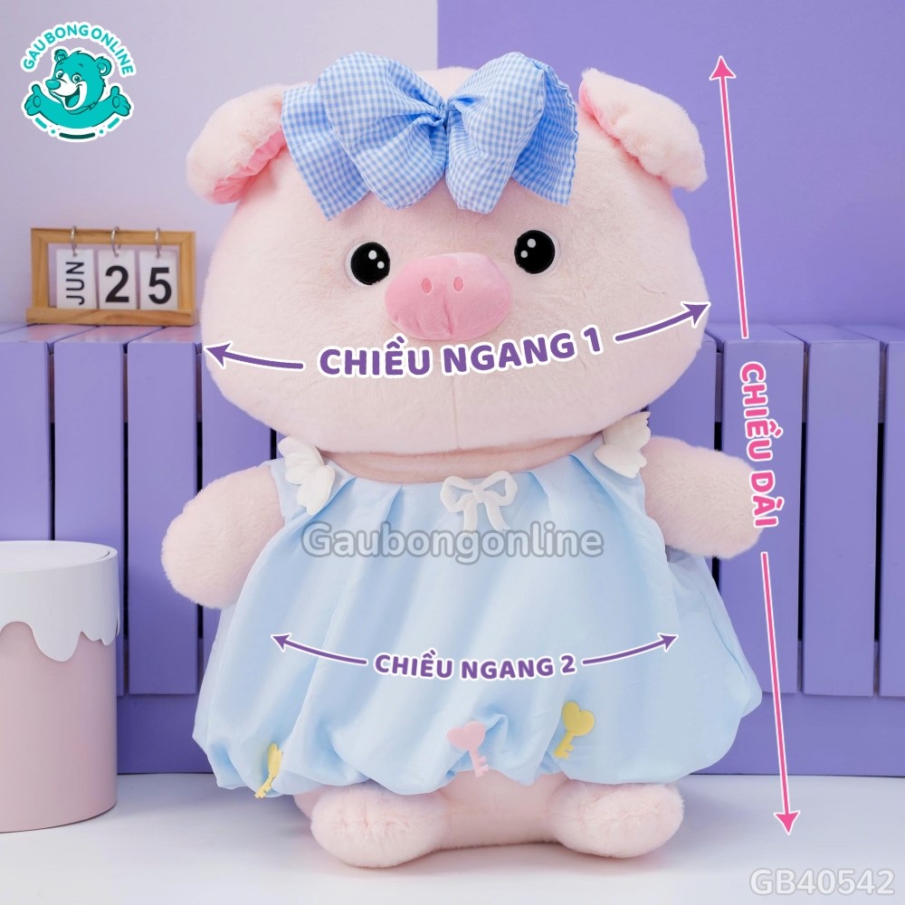 Heo Bông Mặc Váy Bí