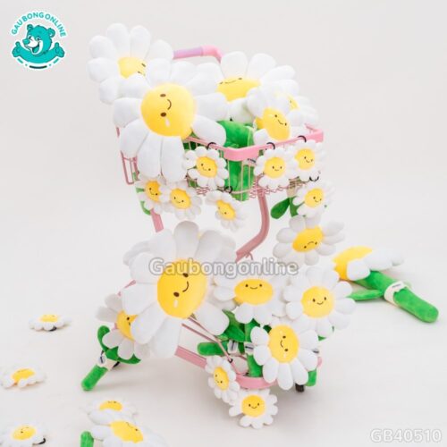 Móc Khóa Daisy Bông