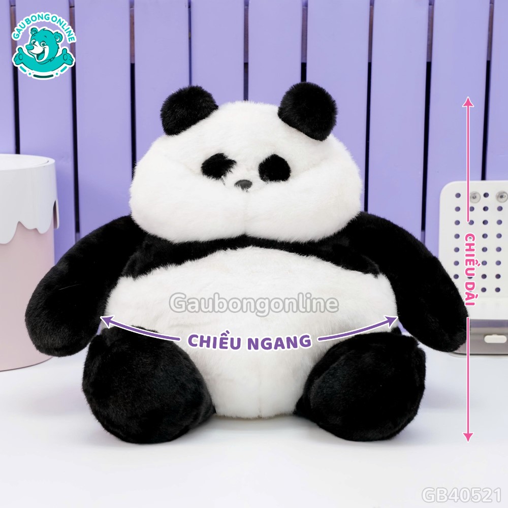 Thú Bông Bụng Bự Ngồi - Gấu Trúc