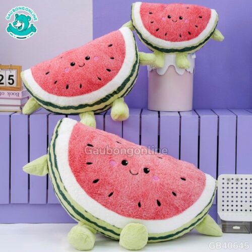 Gấu Bông Miếng Dưa Hấu Vui Vẻ