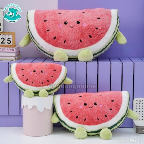 Gấu Bông Miếng Dưa Hấu Vui Vẻ