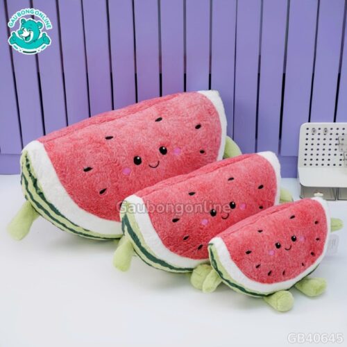 Gấu Bông Miếng Dưa Hấu Vui Vẻ